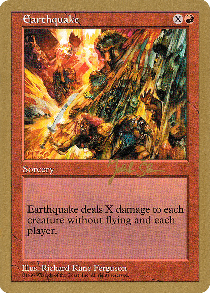 Earthquake (Jakub Slemr) [World Championship Decks 1997] | Cards and Coasters CA