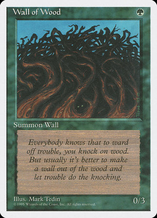 Wall of Wood [Fourth Edition] | Cards and Coasters CA