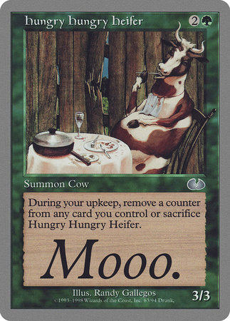 Hungry Hungry Heifer [Unglued] | Cards and Coasters CA