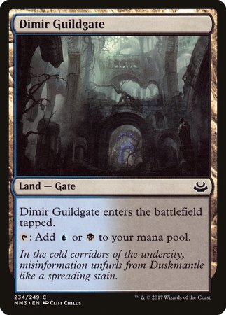 Dimir Guildgate [Modern Masters 2017] | Cards and Coasters CA