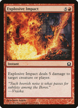 Explosive Impact [Return to Ravnica] | Cards and Coasters CA