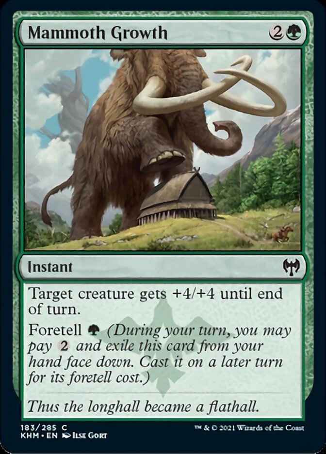 Mammoth Growth [Kaldheim] | Cards and Coasters CA