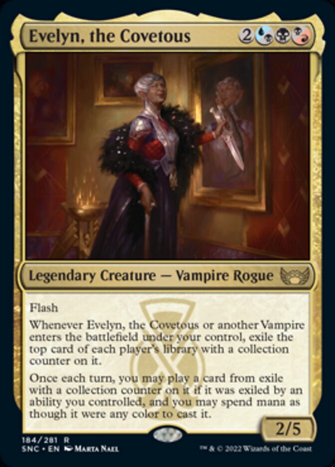 Evelyn, the Covetous [Streets of New Capenna] | Cards and Coasters CA