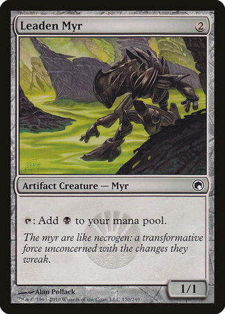 Leaden Myr [Scars of Mirrodin] | Cards and Coasters CA