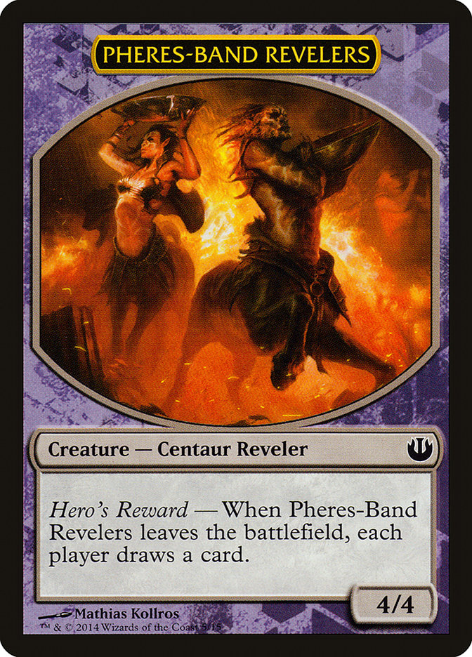 Pheres-Band Revelers [Journey into Nyx Defeat a God] | Cards and Coasters CA