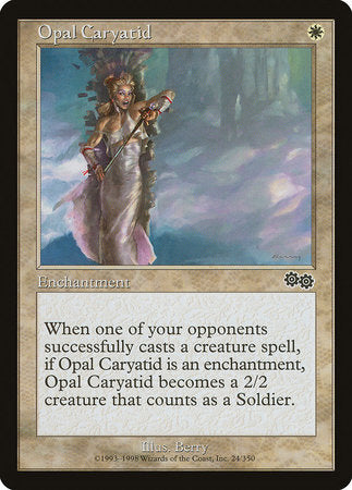 Opal Caryatid [Urza's Saga] | Cards and Coasters CA