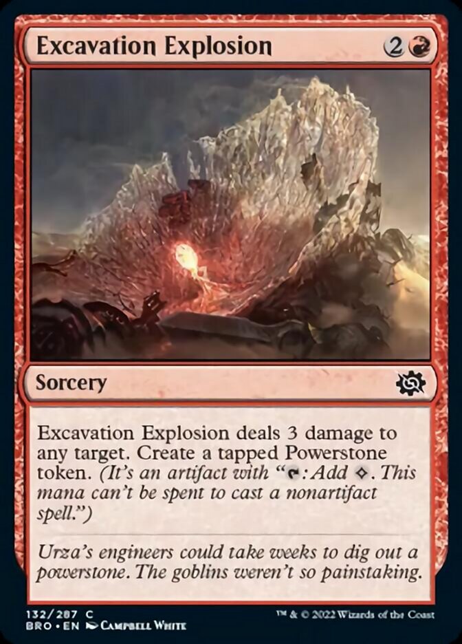 Excavation Explosion [The Brothers' War] | Cards and Coasters CA