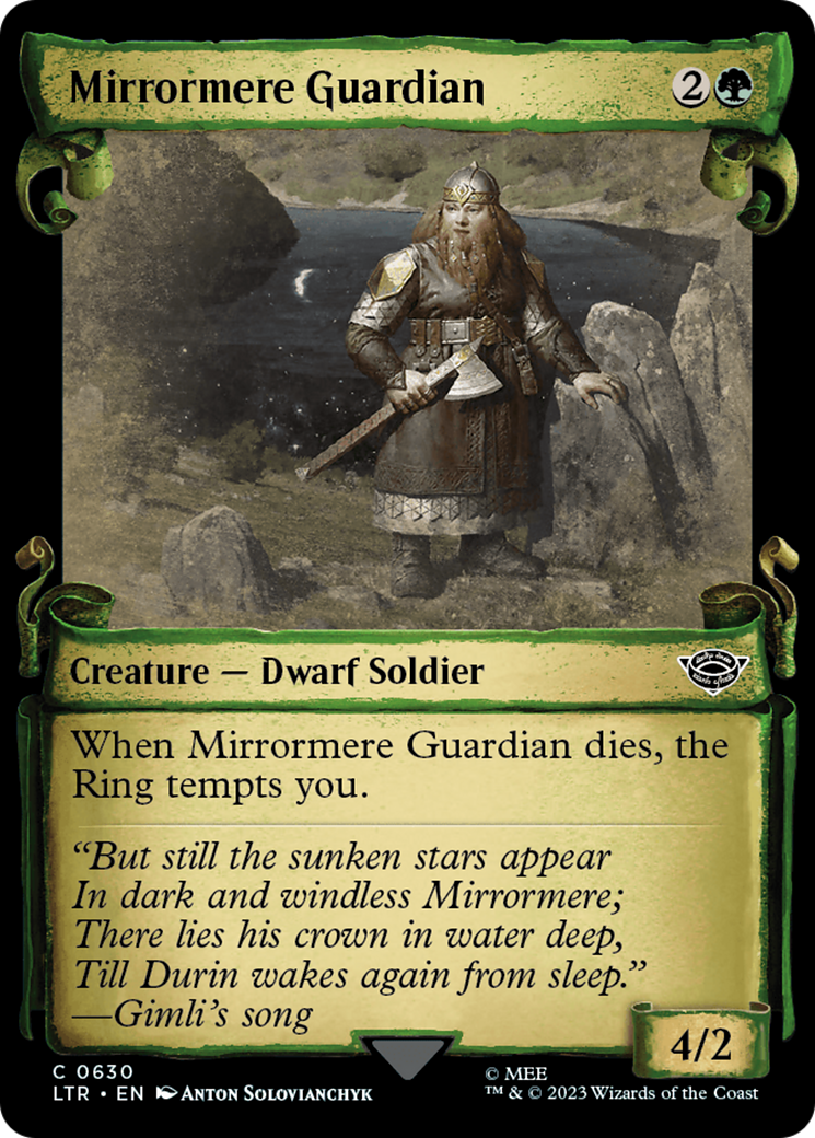 Mirrormere Guardian [The Lord of the Rings: Tales of Middle-Earth Showcase Scrolls] | Cards and Coasters CA