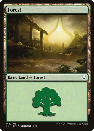 Forest (106) [Archenemy: Nicol Bolas] | Cards and Coasters CA