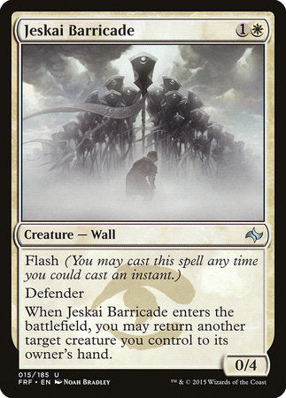 Jeskai Barricade [Fate Reforged] | Cards and Coasters CA