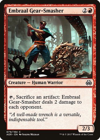 Embraal Gear-Smasher [Aether Revolt] | Cards and Coasters CA