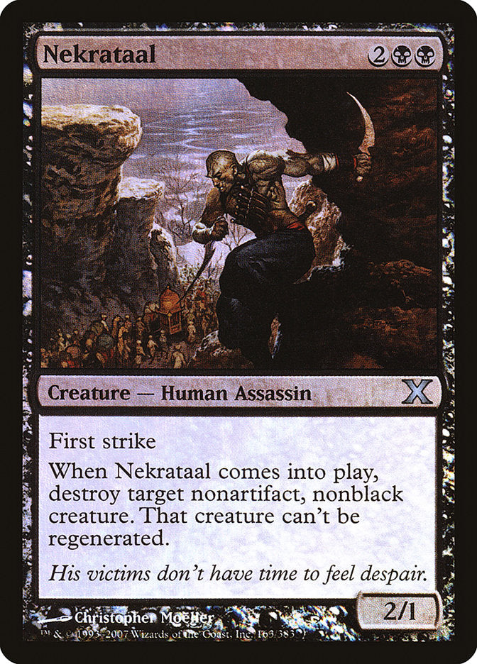 Nekrataal (Premium Foil) [Tenth Edition] | Cards and Coasters CA