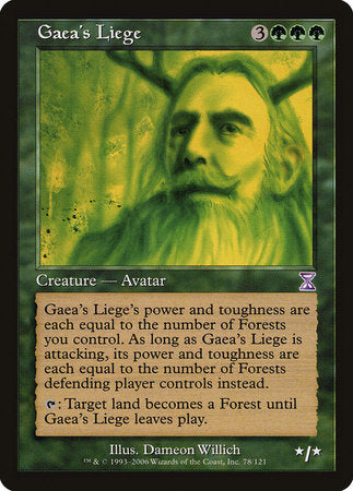 Gaea's Liege [Time Spiral Timeshifted] | Cards and Coasters CA