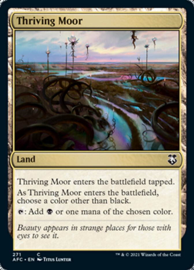Thriving Moor [Dungeons & Dragons: Adventures in the Forgotten Realms Commander] | Cards and Coasters CA