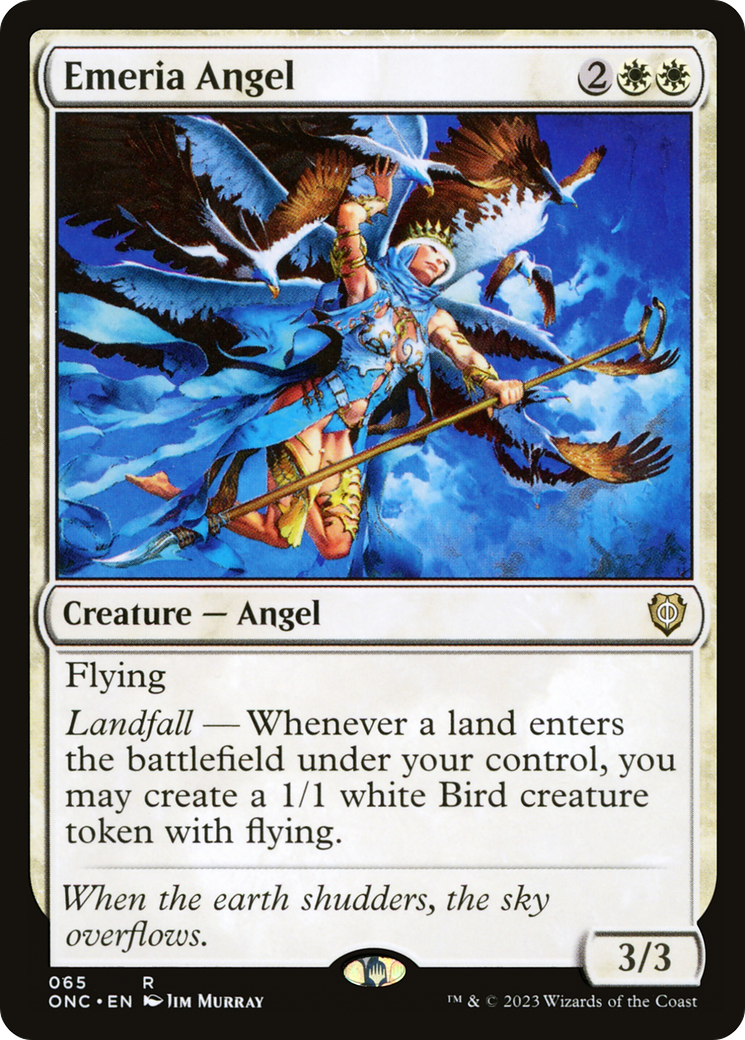 Emeria Angel [Phyrexia: All Will Be One Commander] | Cards and Coasters CA