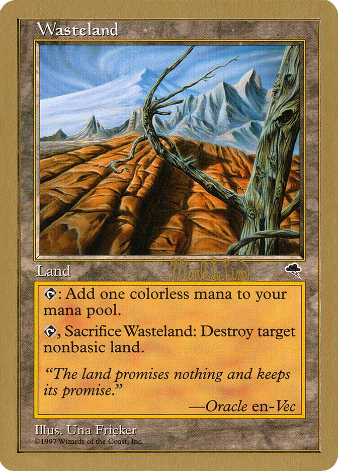 Wasteland (Mark Le Pine) [World Championship Decks 1999] | Cards and Coasters CA