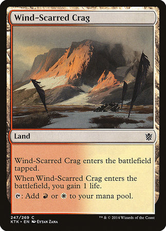 Wind-Scarred Crag [Khans of Tarkir] | Cards and Coasters CA