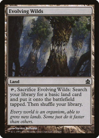 Evolving Wilds [Commander 2011] | Cards and Coasters CA