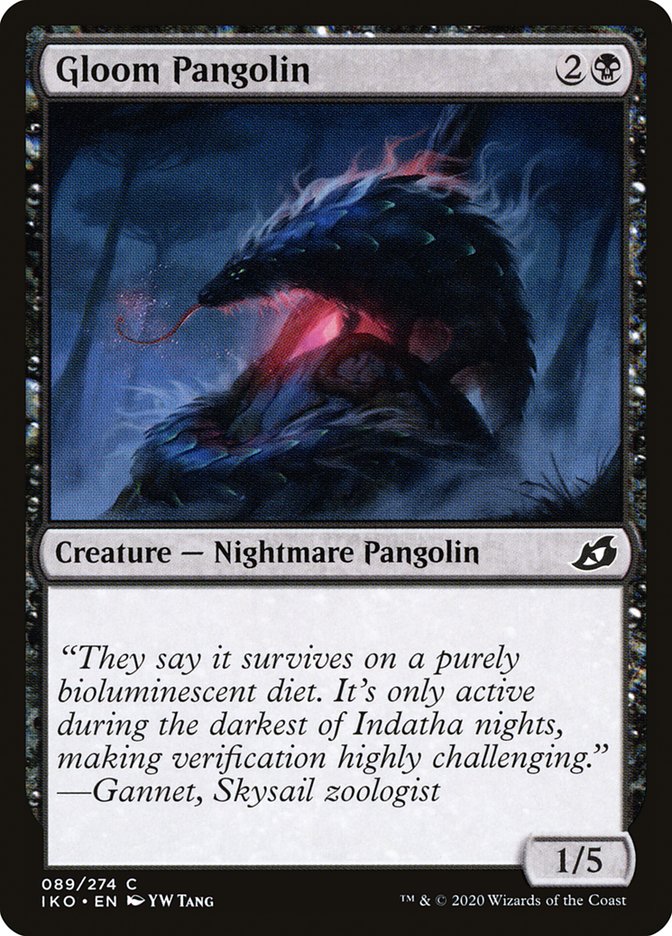 Gloom Pangolin [Ikoria: Lair of Behemoths] | Cards and Coasters CA