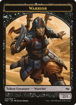 Warrior Token [Fate Reforged Tokens] | Cards and Coasters CA