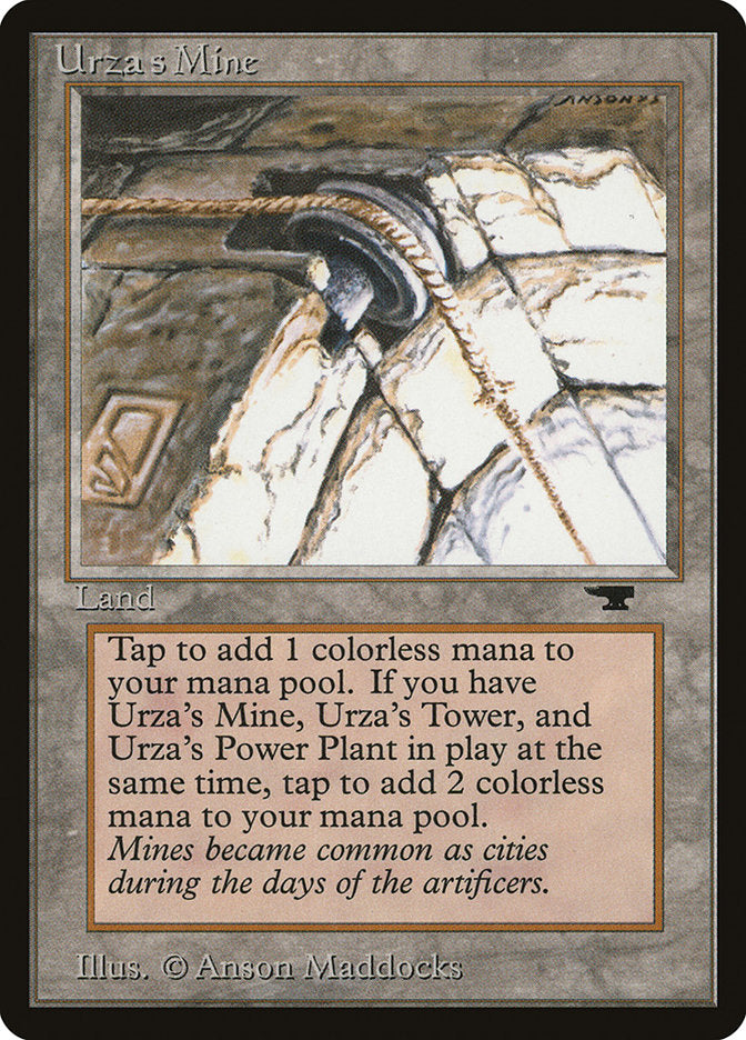 Urza's Mine (Pulley Embedded in Stone) [Antiquities] | Cards and Coasters CA
