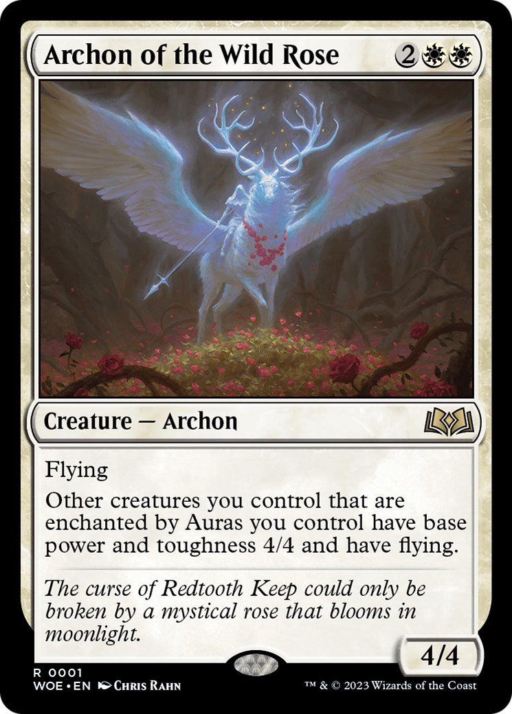 Archon of the Wild Rose [Wilds of Eldraine] | Cards and Coasters CA