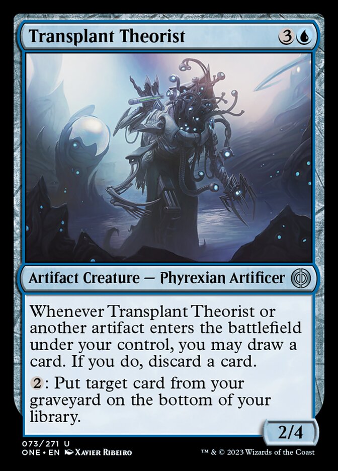 Transplant Theorist [Phyrexia: All Will Be One] | Cards and Coasters CA