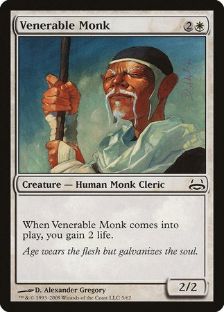 Venerable Monk [Duel Decks: Divine vs. Demonic] | Cards and Coasters CA