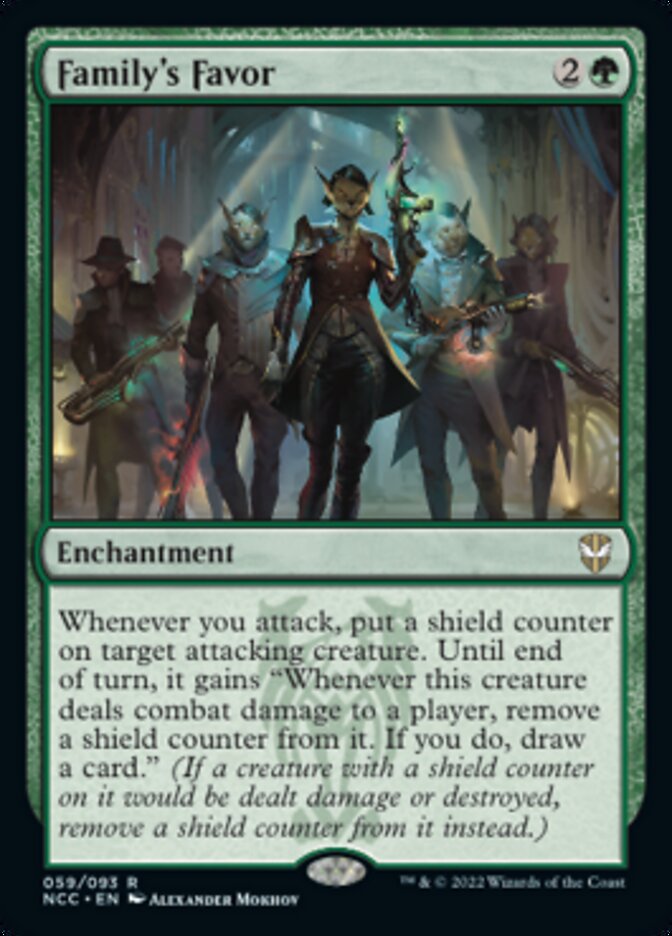 Family's Favor [Streets of New Capenna Commander] | Cards and Coasters CA