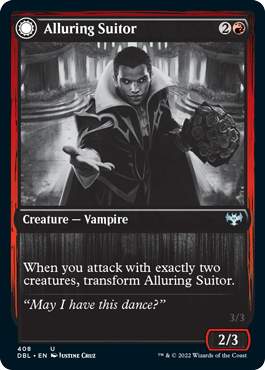 Alluring Suitor // Deadly Dancer [Innistrad: Double Feature] | Cards and Coasters CA