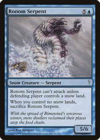 Ronom Serpent [Coldsnap] | Cards and Coasters CA