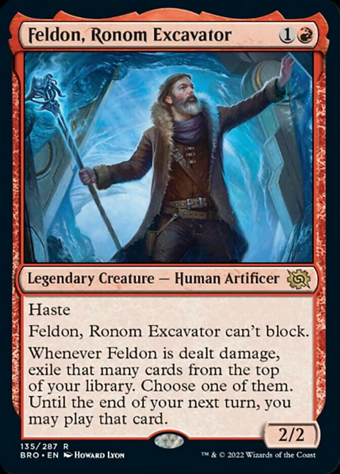 Feldon, Ronom Excavator [The Brothers' War] | Cards and Coasters CA