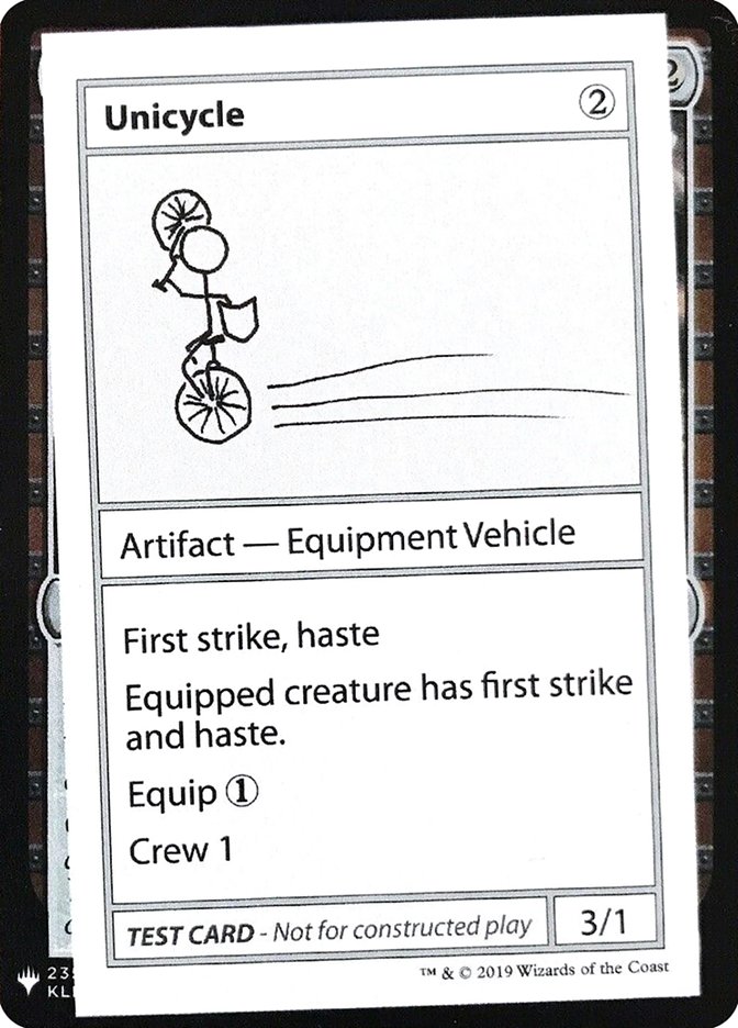 Unicycle [Mystery Booster Playtest Cards] | Cards and Coasters CA