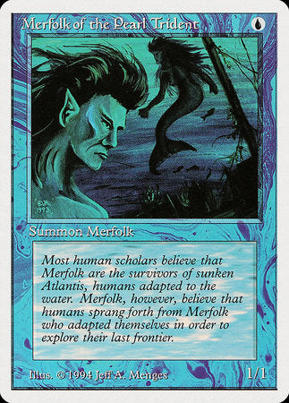 Merfolk of the Pearl Trident [Summer Magic / Edgar] | Cards and Coasters CA