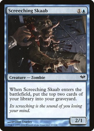 Screeching Skaab [Dark Ascension] | Cards and Coasters CA