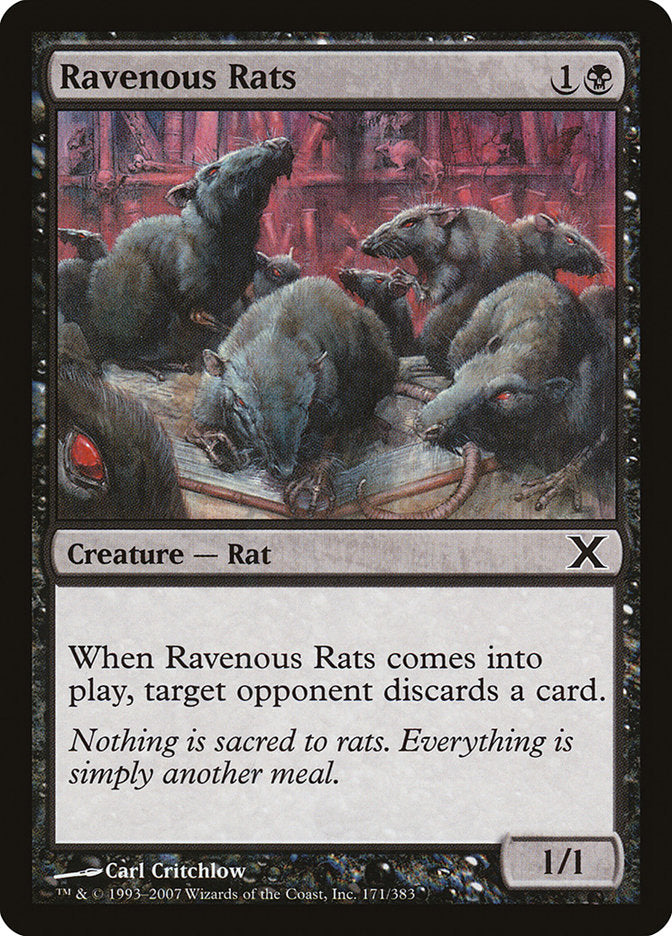 Ravenous Rats [Tenth Edition] | Cards and Coasters CA