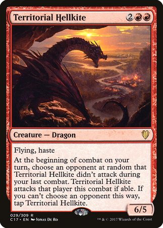 Territorial Hellkite [Commander 2017] | Cards and Coasters CA