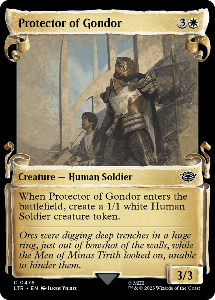 Protector of Gondor [The Lord of the Rings: Tales of Middle-Earth Showcase Scrolls] | Cards and Coasters CA