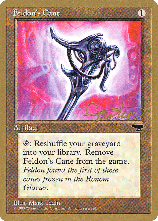 Feldon's Cane (Mark Justice) [Pro Tour Collector Set] | Cards and Coasters CA