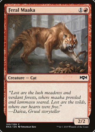 Feral Maaka [Ravnica Allegiance] | Cards and Coasters CA