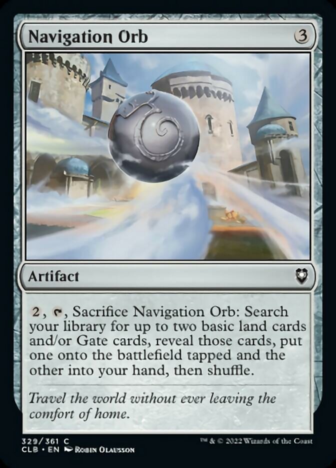 Navigation Orb [Commander Legends: Battle for Baldur's Gate] | Cards and Coasters CA