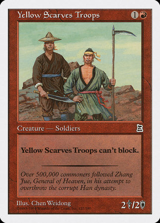 Yellow Scarves Troops [Portal Three Kingdoms] | Cards and Coasters CA