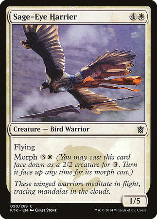 Sage-Eye Harrier [Khans of Tarkir] | Cards and Coasters CA