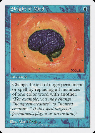 Sleight of Mind [Fifth Edition] | Cards and Coasters CA