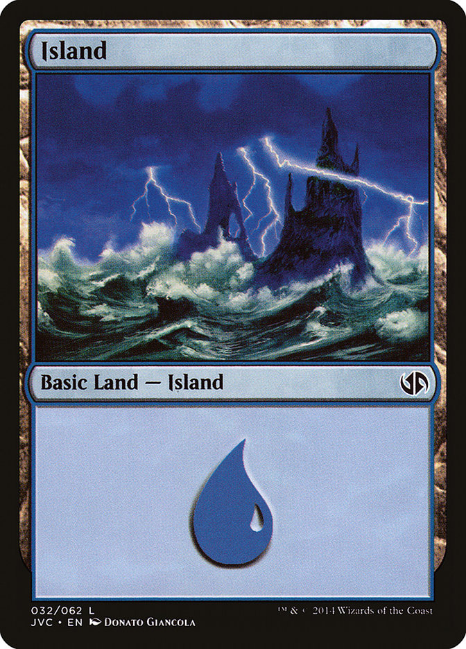 Island (32) [Duel Decks Anthology] | Cards and Coasters CA