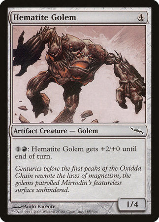 Hematite Golem [Mirrodin] | Cards and Coasters CA