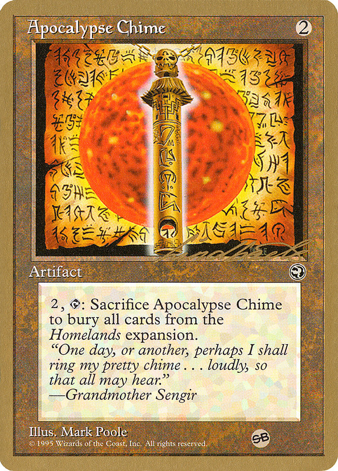 Apocalypse Chime (Leon Lindback) (SB) [Pro Tour Collector Set] | Cards and Coasters CA