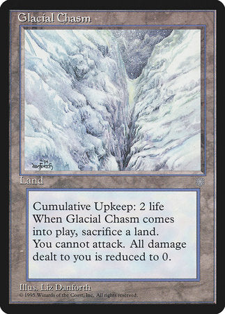 Glacial Chasm [Ice Age] | Cards and Coasters CA