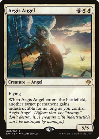 Aegis Angel [Archenemy: Nicol Bolas] | Cards and Coasters CA