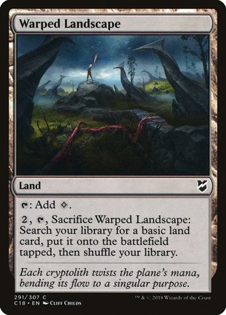 Warped Landscape [Commander 2018] | Cards and Coasters CA